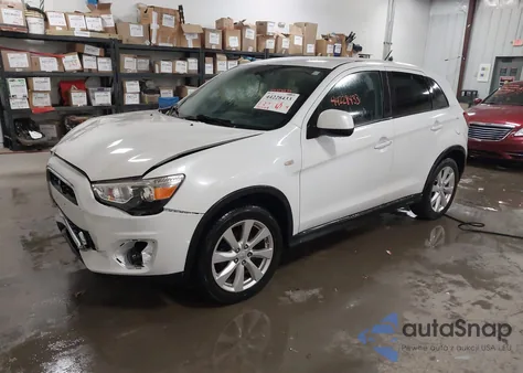 2015 Mitsubishi Outlander Sport Es from USA, damaged, VIN 4A4AR3AU5FE015921